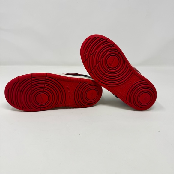 Nike Kids Court Borough Black and Red Sneakers - Picture 5 of 6